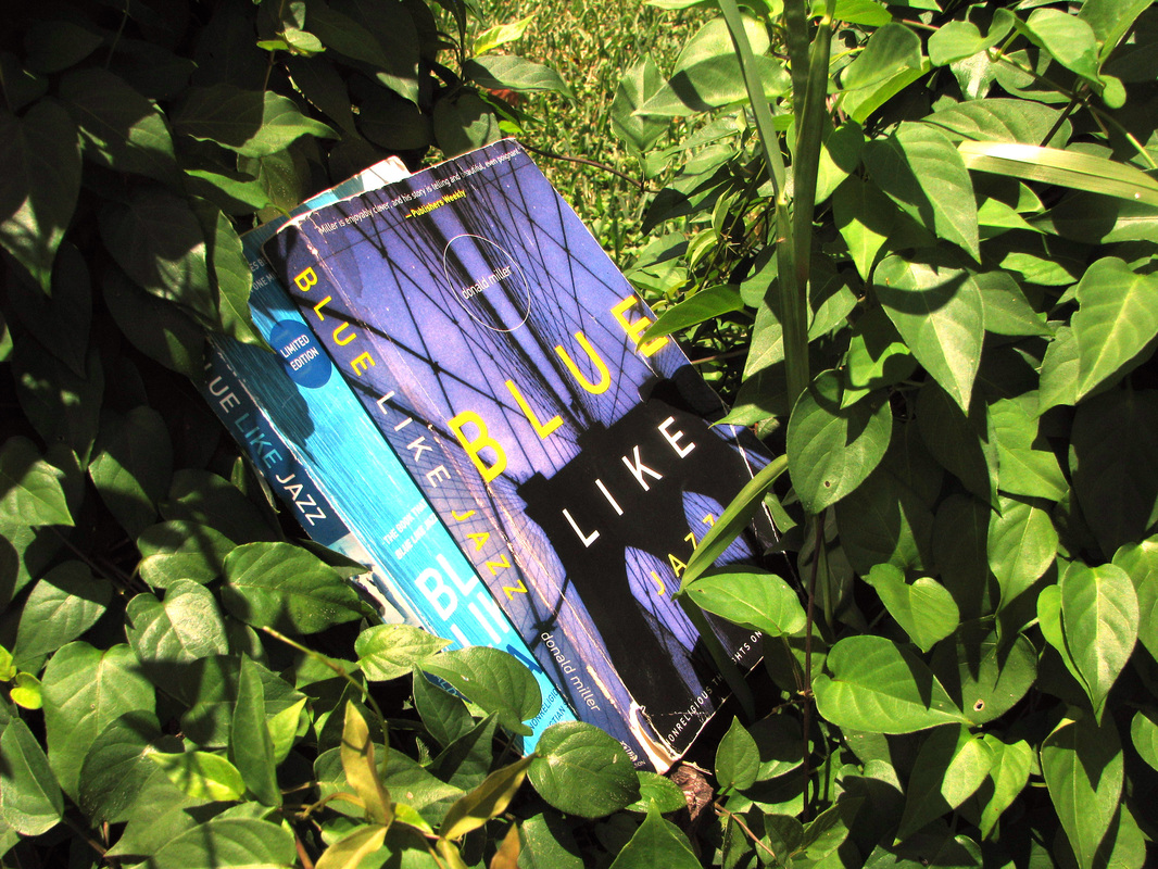 Blue Like Jazz by Donald Miller Book Review by Heidi Suydam Simply Our Society green leaves outdoor photography books