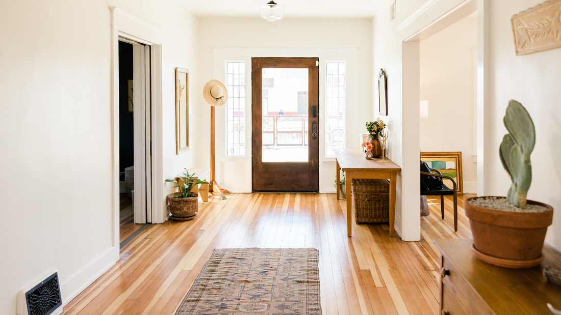 foyer of home decorated sparsely, mental health care, short term residential care, behavioral health care, levels of mental health treatment, outpatient treatment, inipatient treatment